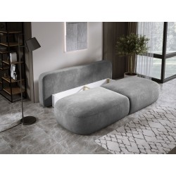 Sofa BABU z funkcja spania i pojemnikiem POPIELATY APHRODITE 22 Sofa BABU z funkcja spania i pojemnikiem POPIELATY APHRODITE 22