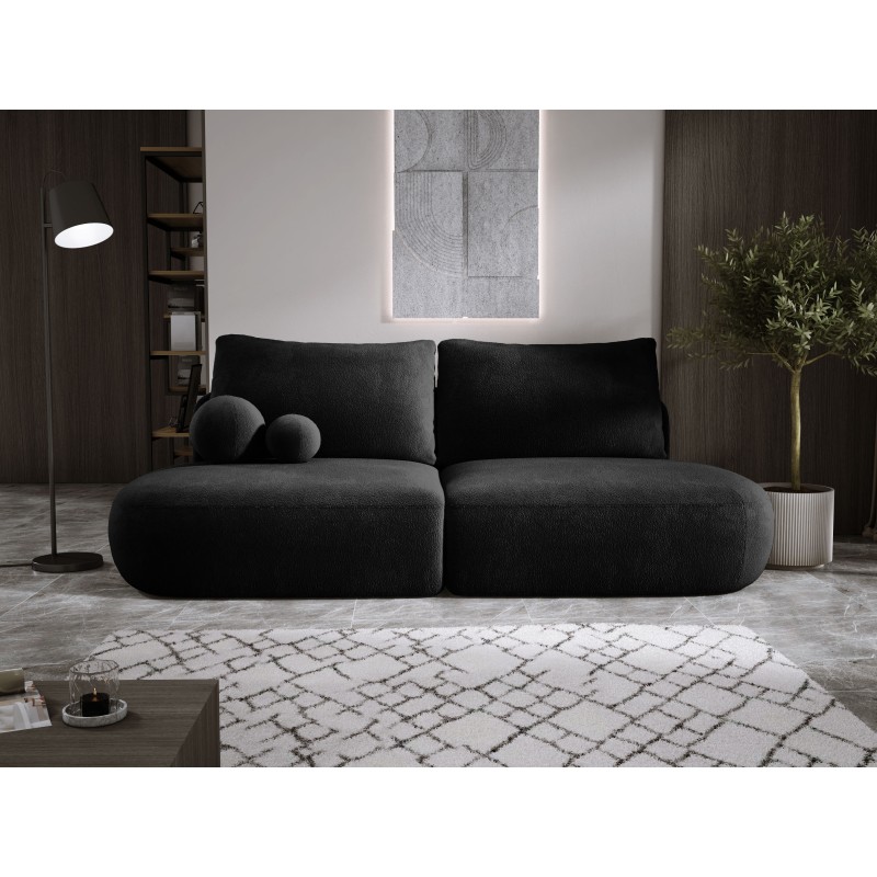 Sofa BABU z funkcja spania i pojemnikiem CZARNY APHRODITE 23 Sofa BABU z funkcja spania i pojemnikiem CZARNY APHRODITE 23