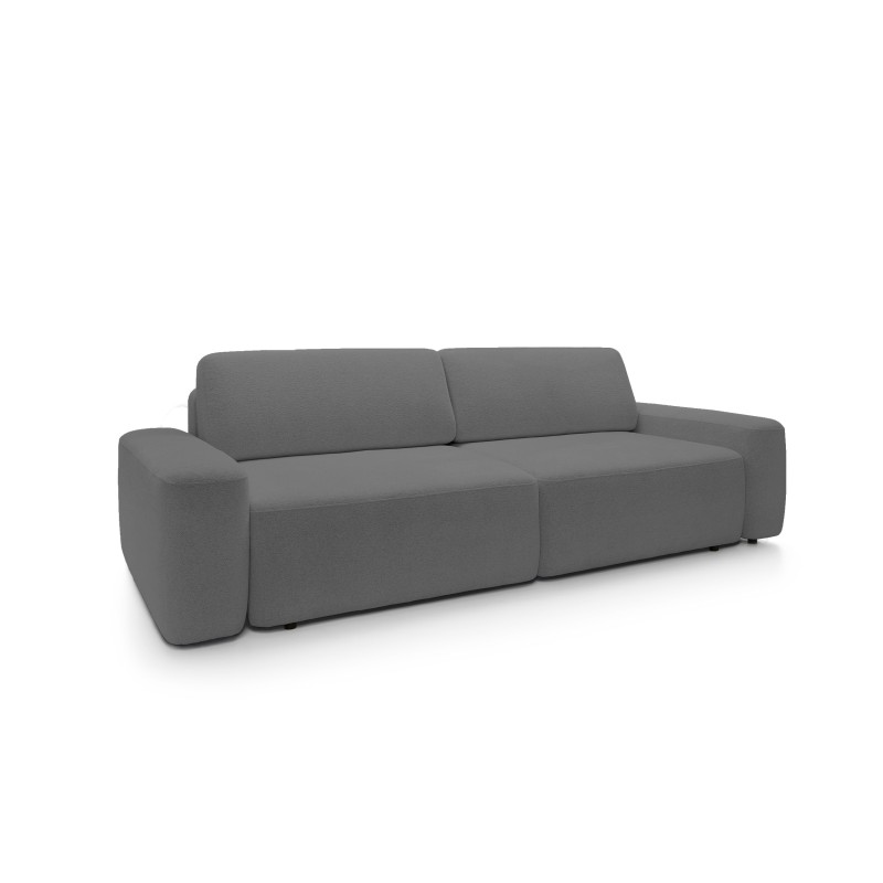 Sofa BOULI z funkcja spania i pojemnikiem SZARY RAVEN 13 Sofa BOULI z funkcja spania i pojemnikiem SZARY RAVEN 13