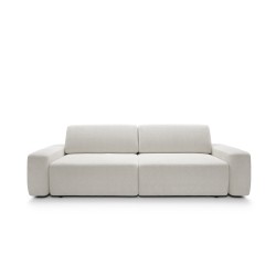 Sofa BOULI z funkcja spania i pojemnikiem BEŻOWY RAVEN 21