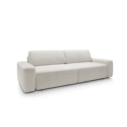 Sofa BOULI z funkcja spania i pojemnikiem BEŻOWY RAVEN 21 Sofa BOULI z funkcja spania i pojemnikiem BEŻOWY RAVEN 21