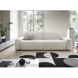Sofa BOULI z funkcja spania i pojemnikiem BEŻOWY RAVEN 21 Sofa BOULI z funkcja spania i pojemnikiem BEŻOWY RAVEN 21