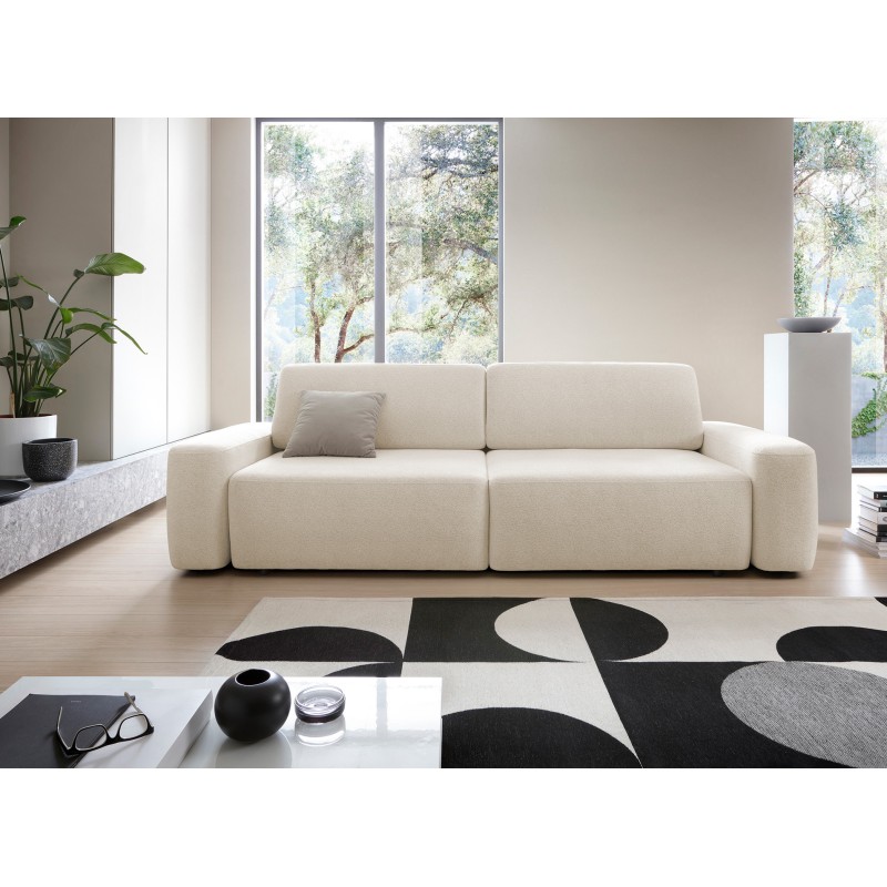Sofa BOULI z funkcja spania i pojemnikiem PIASKOWY RAVEN 28 Sofa BOULI z funkcja spania i pojemnikiem PIASKOWY RAVEN 28