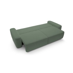 Sofa BOULI z funkcja spania i pojemnikiem ZIELONY RAVEN 77 Sofa BOULI z funkcja spania i pojemnikiem ZIELONY RAVEN 77
