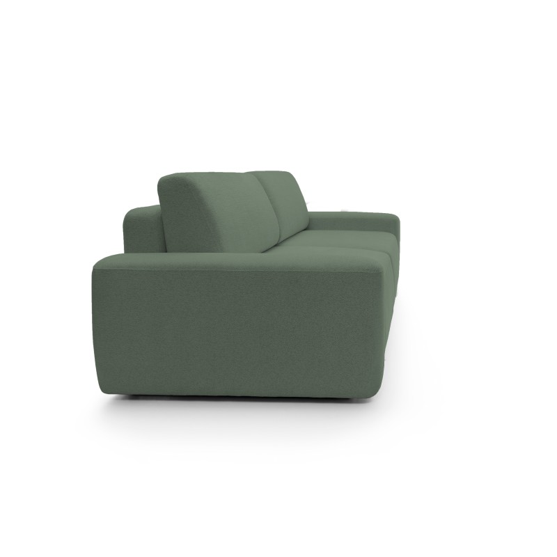 Sofa BOULI z funkcja spania i pojemnikiem ZIELONY RAVEN 77 Sofa BOULI z funkcja spania i pojemnikiem ZIELONY RAVEN 77