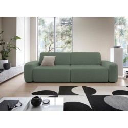 Sofa BOULI z funkcja spania i pojemnikiem ZIELONY RAVEN 77 Sofa BOULI z funkcja spania i pojemnikiem ZIELONY RAVEN 77