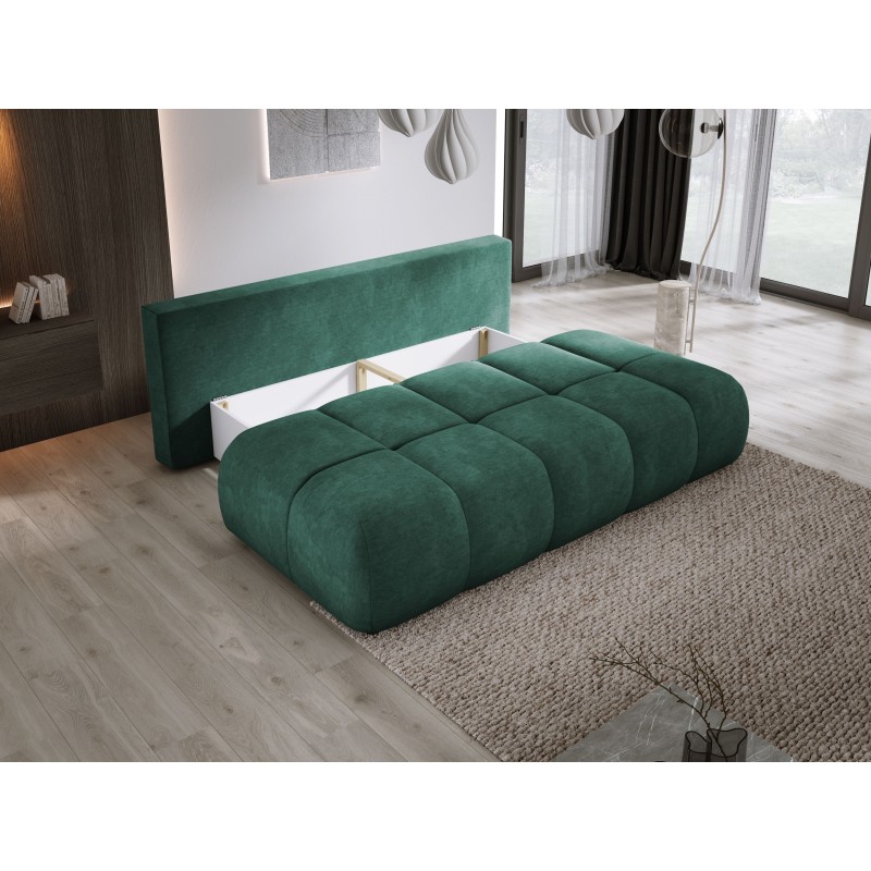 Sofa COCO z funkcja spania i pojemnikiem ZIELONY CLOUD 39 Sofa COCO z funkcja spania i pojemnikiem ZIELONY CLOUD 39