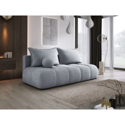 Sofa COCO z funkcja spania i pojemnikiem JASNY SZARY CLOUD 82