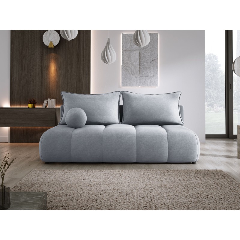 Sofa COCO z funkcja spania i pojemnikiem JASNY SZARY CLOUD 82 Sofa COCO z funkcja spania i pojemnikiem JASNY SZARY CLOUD 82