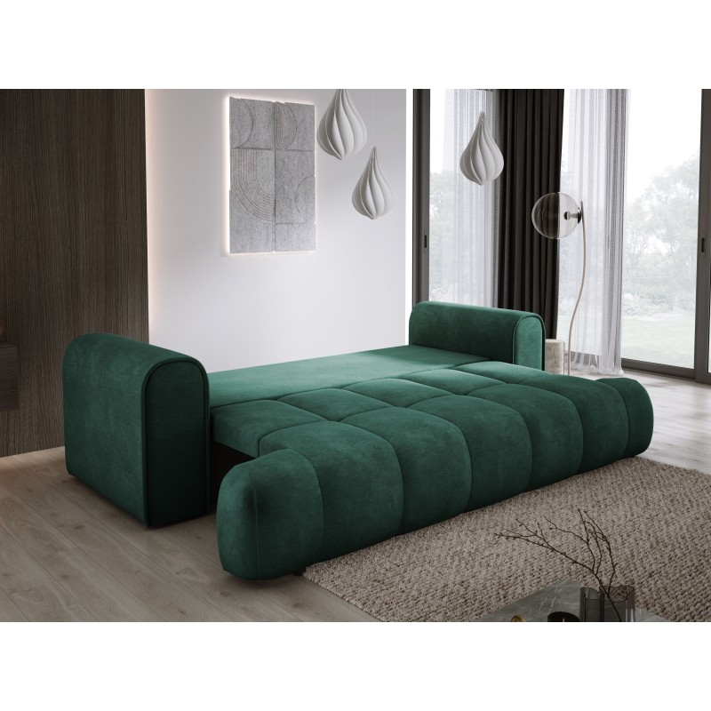 Sofa COCO z funkcja spania i pojemnikiem ZIELONY CLOUD 39 Sofa COCO z funkcja spania i pojemnikiem ZIELONY CLOUD 39