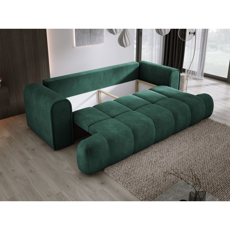 Sofa COCO z funkcja spania i pojemnikiem ZIELONY CLOUD 39 Sofa COCO z funkcja spania i pojemnikiem ZIELONY CLOUD 39