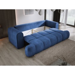 Sofa COCO z funkcja spania i pojemnikiem NIEBIESKI CLOUD 74 Sofa COCO z funkcja spania i pojemnikiem NIEBIESKI CLOUD 74