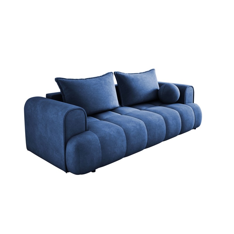 Sofa COCO z funkcja spania i pojemnikiem NIEBIESKI CLOUD 74 Sofa COCO z funkcja spania i pojemnikiem NIEBIESKI CLOUD 74