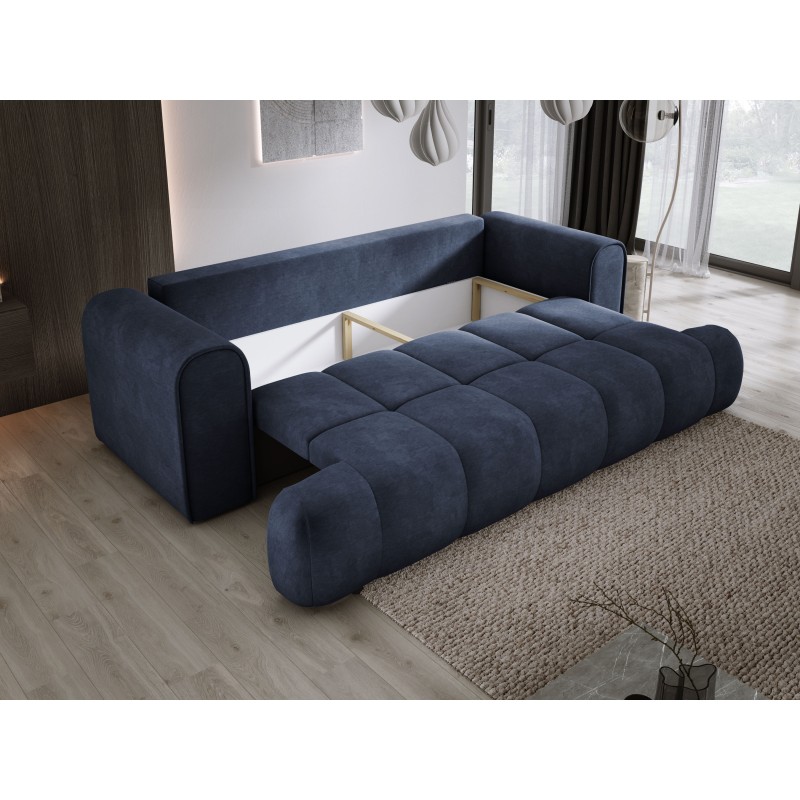 Sofa COCO z funkcja spania i pojemnikiem CIEMNO NIEBIESKI CLOUD 79 Sofa COCO z funkcja spania i pojemnikiem CIEMNO NIEBIESKI CLOUD 79