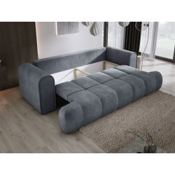 Sofa COCO z funkcja spania i pojemnikiem CIEMNY SZARY CLOUD 91 Sofa COCO z funkcja spania i pojemnikiem CIEMNY SZARY CLOUD 91