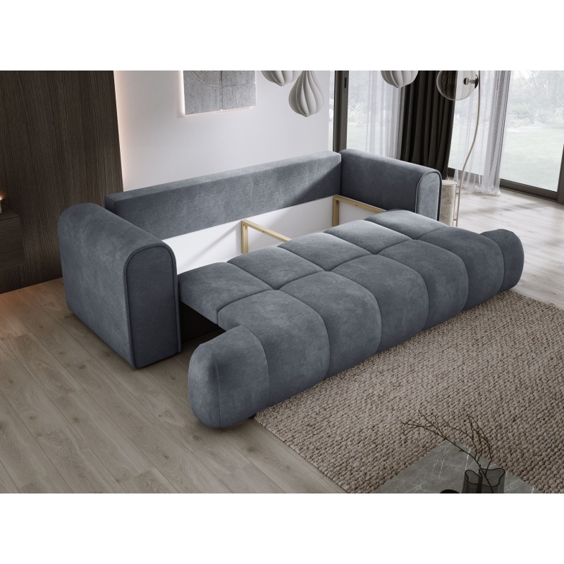Sofa COCO z funkcja spania i pojemnikiem CIEMNY SZARY CLOUD 91 Sofa COCO z funkcja spania i pojemnikiem CIEMNY SZARY CLOUD 91