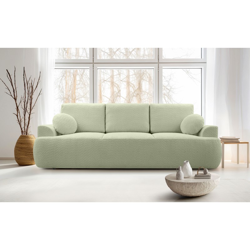 Sofa VELO z funkcja spania i pojemnikiem MIĘTOWY CORAL 55 Sofa VELO z funkcja spania i pojemnikiem MIĘTOWY CORAL 55