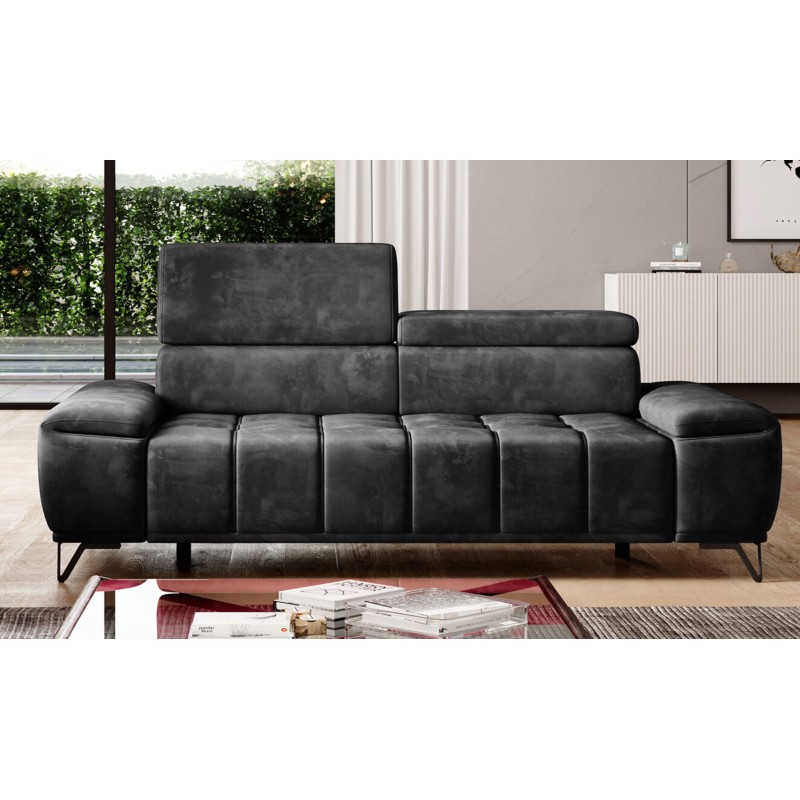 Sofa PALLADIO 3 osobowa z regulowanymi zagłówkami MONOLITH 97 Sofa PALLADIO 3 osobowa z regulowanymi zagłówkami MONOLITH 97