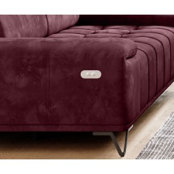 Sofa PALLADIO 2 osobowa z elektrycznym systemem rozkładania siedziska regulowane zagłówki MONOLITH 69 Sofa PALLADIO 2 osobowa z elektrycznym systemem rozkładania siedziska regulowane zagłówki MONOLITH 69