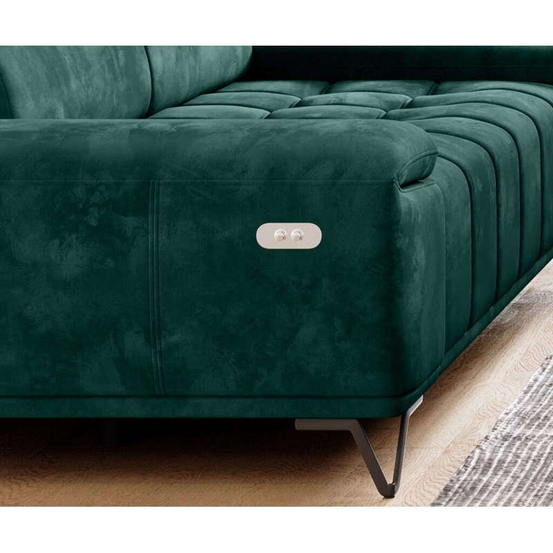 Sofa PALLADIO 3 osobowa z elektrycznym systemem rozkładania siedziska regulowane zagłówki MONOLITH 37 Sofa PALLADIO 3 osobowa z elektrycznym systemem rozkładania siedziska regulowane zagłówki MONOLITH 37