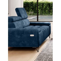 Sofa PALLADIO 3 osobowa z elektrycznym systemem rozkładania siedziska regulowane zagłówki MONOLITH 77 Sofa PALLADIO 3 osobowa z elektrycznym systemem rozkładania siedziska regulowane zagłówki MONOLITH 77