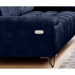 Sofa PALLADIO 3 osobowa z elektrycznym systemem rozkładania siedziska regulowane zagłówki MONOLITH 79 Sofa PALLADIO 3 osobowa z elektrycznym systemem rozkładania siedziska regulowane zagłówki MONOLITH 79