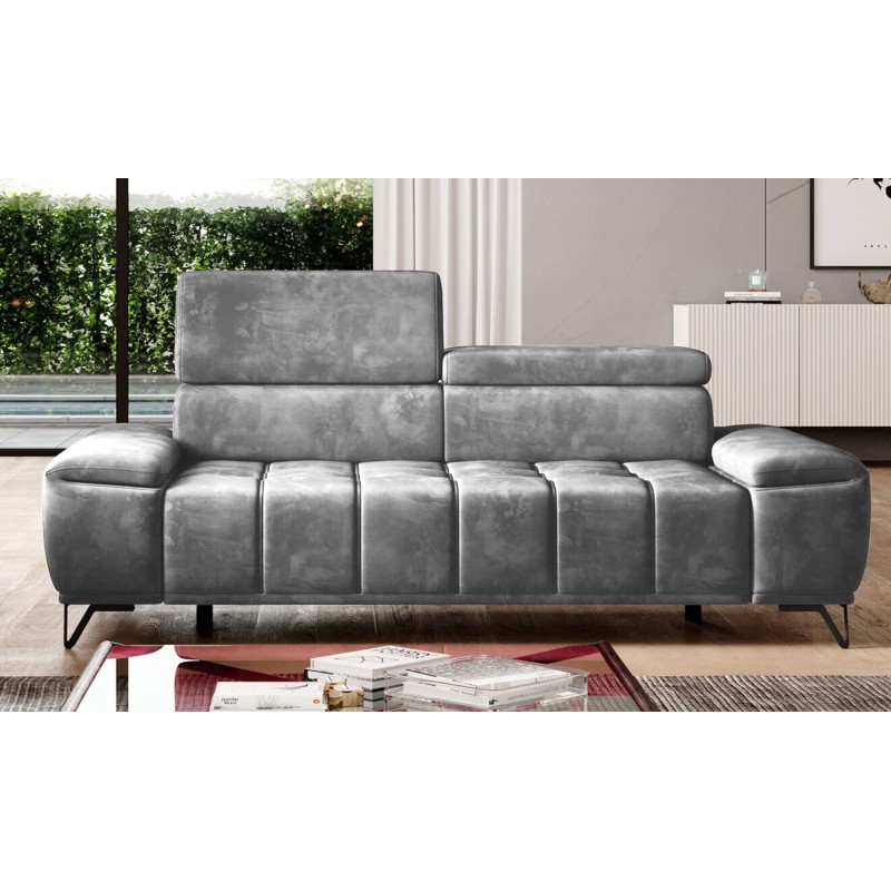 Sofa PALLADIO 3 osobowa z elektrycznym systemem rozkładania siedziska regulowane zagłówki MONOLITH 85 Sofa PALLADIO 3 osobowa z elektrycznym systemem rozkładania siedziska regulowane zagłówki MONOLITH 85