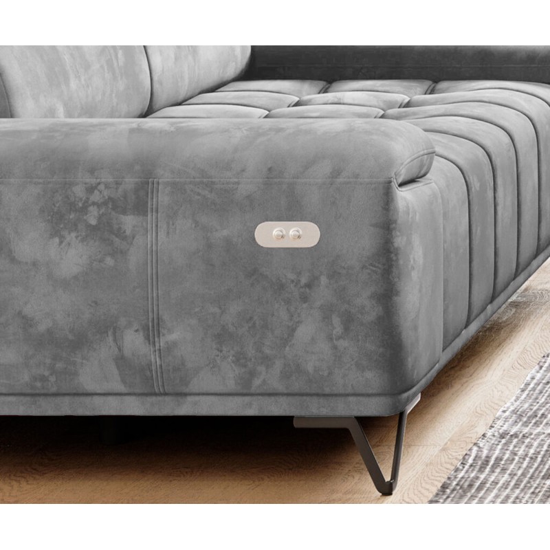 Sofa PALLADIO 3 osobowa z elektrycznym systemem rozkładania siedziska regulowane zagłówki MONOLITH 85 Sofa PALLADIO 3 osobowa z elektrycznym systemem rozkładania siedziska regulowane zagłówki MONOLITH 85