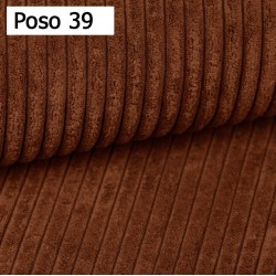 Kanapa KASJO Uniny Sofo-Narożnik z funkcją spania i poduszkami, 2x pojemnik POSO 039 Miedziany DOMOHOME Kanapa KASJO Uniny Sofo-Narożnik z funkcją spania i poduszkami, 2x pojemnik POSO 039 Miedziany DOMOHOME