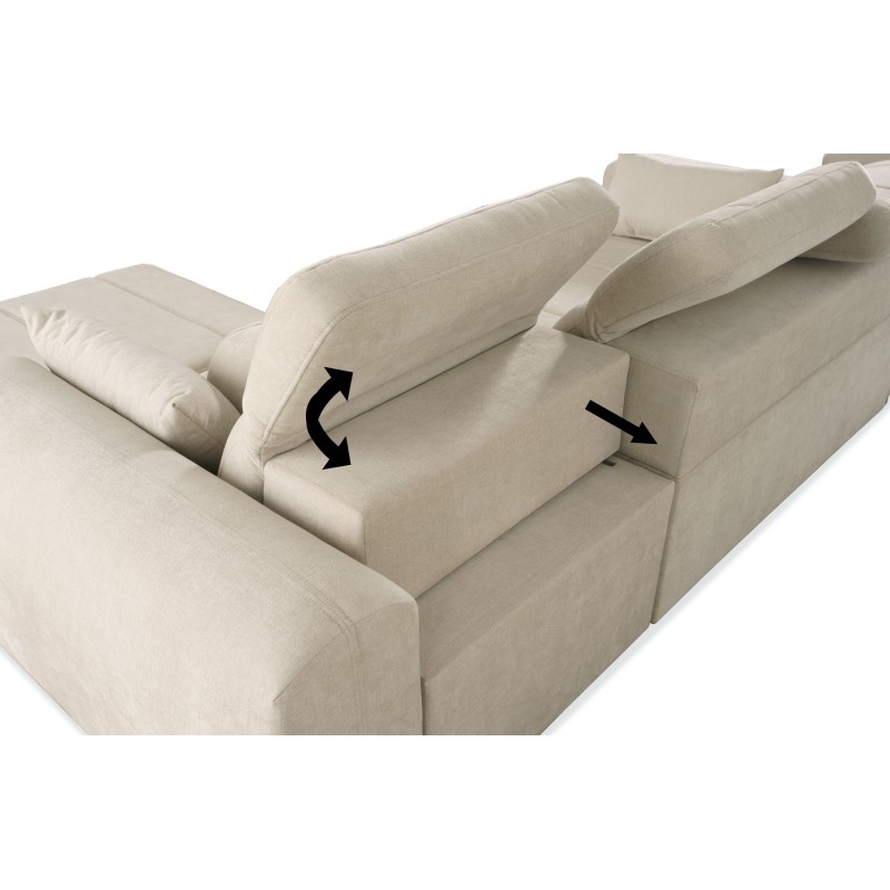 Narożnik Luxor I z funkcją spania tkanina Wind 02 Narożnik Luxor I z funkcją spania tkanina Wind 02