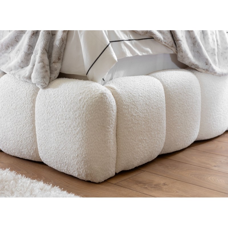 Łóżko tapicerowane Beti z pojemnikiem na pościel tkanina Catch me 1 Łóżko tapicerowane Beti z pojemnikiem na pościel tkanina Catch me 1