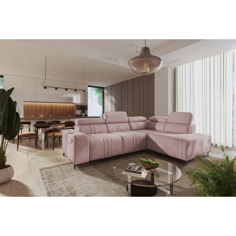 Narożnik Verona VII z funkcją spania tkanina Vena 10 Narożnik Verona VII z funkcją spania tkanina Vena 10