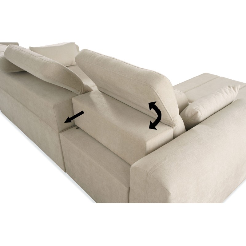 Narożnik Luxor I z funkcją spania tkanina Wind 02 Narożnik Luxor I z funkcją spania tkanina Wind 02
