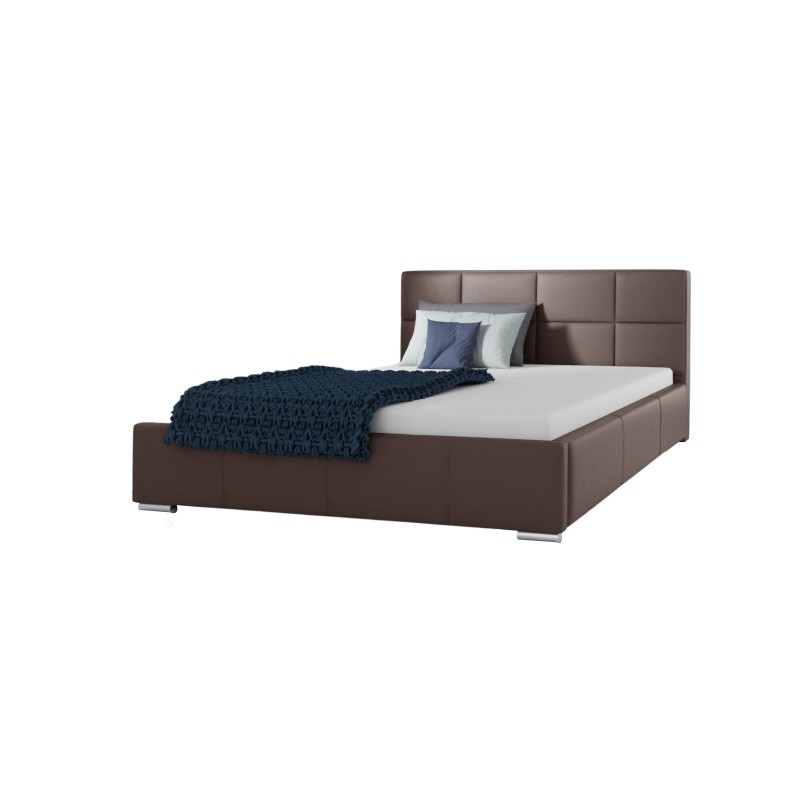 Łóżko tapicerowane Venezia z pojemnikiem na pościel tkanina Soft 66 Łóżko tapicerowane Venezia z pojemnikiem na pościel tkanina Soft 66