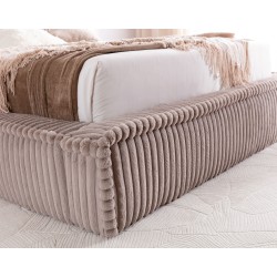 Łóżko tapicerowane Torino z pojemnikiem na pościel tkanina Vito 35 Łóżko tapicerowane Torino z pojemnikiem na pościel tkanina Vito 35