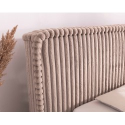 Łóżko tapicerowane Torino z pojemnikiem na pościel tkanina Vito 35 Łóżko tapicerowane Torino z pojemnikiem na pościel tkanina Vito 35