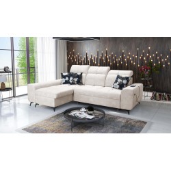 Ascot I corner sofa with a sleeping function and USB port | Furniture with a timeless style