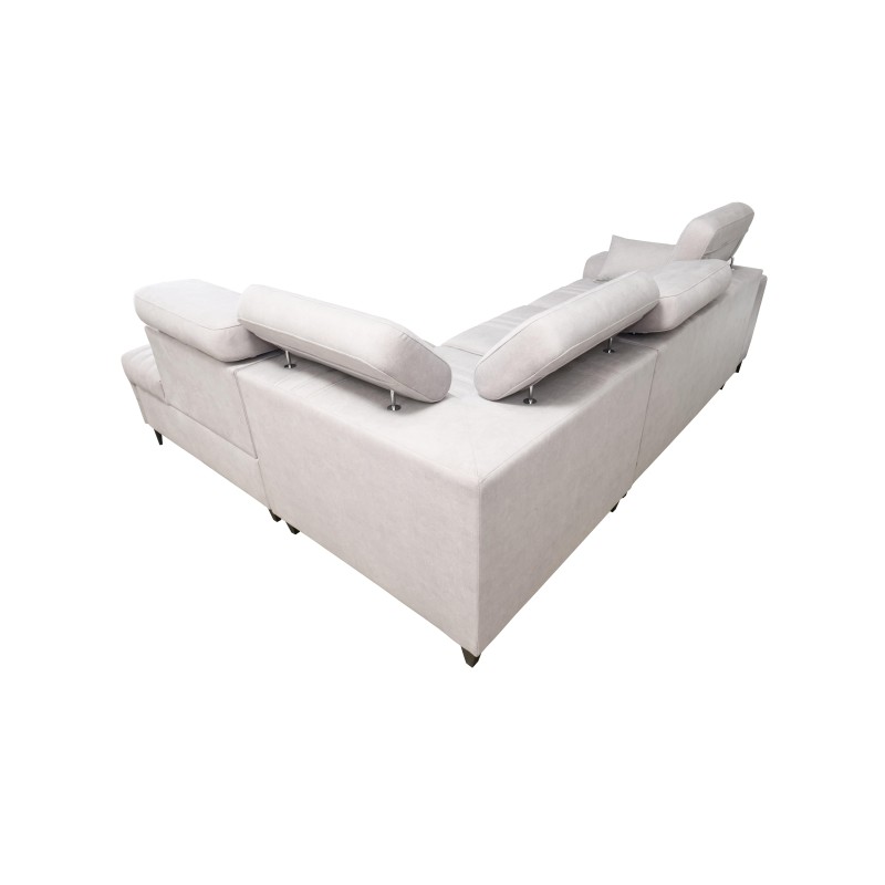 Verona VII Corner Sofa with Sleeping Function in Velvet Fabric, Vena 9 – Elegance and Functionality Verona VII Corner Sofa with Sleeping Function in Velvet Fabric, Vena 9 – Elegance and Functionality