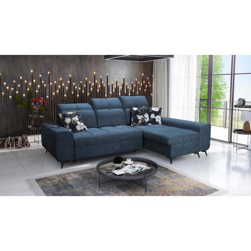 Ascot I corner sofa with a sleeping function and USB port | Furniture with a timeless style Ascot I corner sofa with a sleeping function and USB port | Furniture with a timeless style