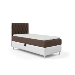 Łóżko Modena I ozdobne pikowania zagłowia guzikami w tkaninie Fresh 4 + Soft 17 Łóżko Modena I ozdobne pikowania zagłowia guzikami w tkaninie Fresh 4 + Soft 17