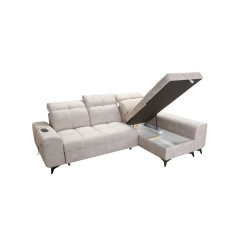 Ascot I corner sofa with a sleeping function and USB port | Furniture with a timeless style Ascot I corner sofa with a sleeping function and USB port | Furniture with a timeless style