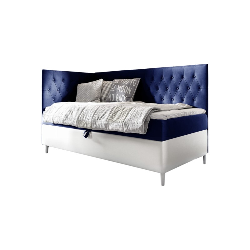 Łóżko Modena III ozdobne pikowania zagłowia guzikami w tkaninie Fresh 11 + Soft 17 Łóżko Modena III ozdobne pikowania zagłowia guzikami w tkaninie Fresh 11 + Soft 17