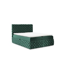 Łóżko kontynentalne Dormo pikowane guzikami w tkaninie Ikoo 13 Łóżko kontynentalne Dormo pikowane guzikami w tkaninie Ikoo 13