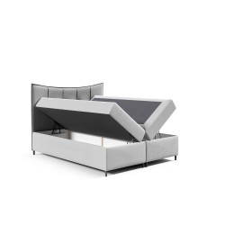 Łóżko kontynentalne Elmo z pojemnikiem na pościel tkanina Fresh 9 Łóżko kontynentalne Elmo z pojemnikiem na pościel tkanina Fresh 9