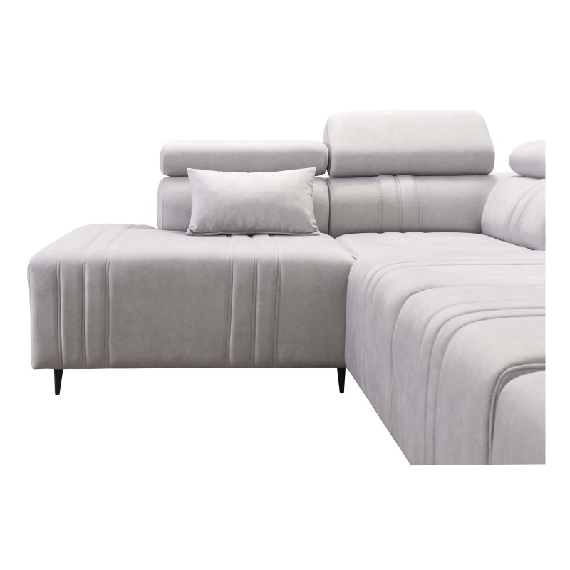 Verona VII corner sofa with sleeping function in Velvet fabric, Vena 20 - elegance and functionality Verona VII corner sofa with sleeping function in Velvet fabric, Vena 20 - elegance and functionality