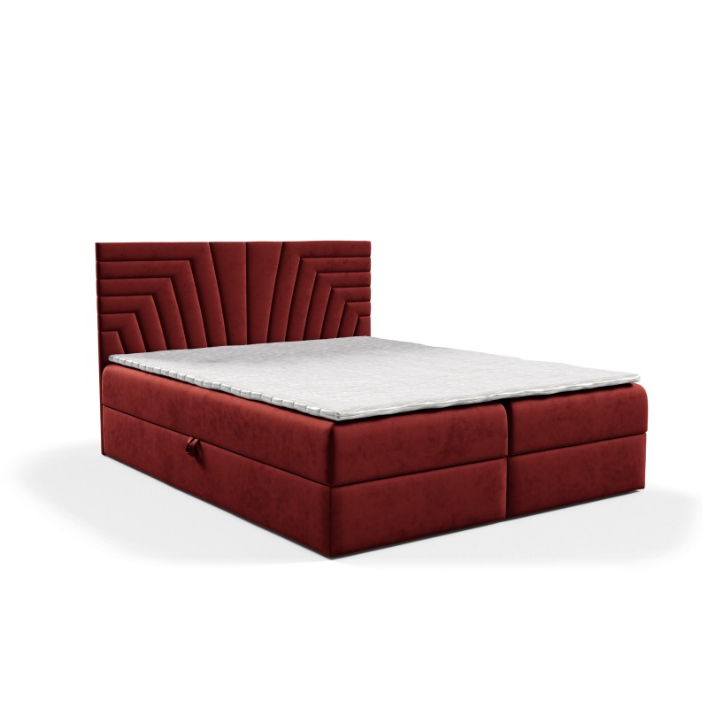 Łóżko kontynentalne Zendo IV z pojemnikiem na pościel tkanina Fresh 8 Łóżko kontynentalne Zendo IV z pojemnikiem na pościel tkanina Fresh 8