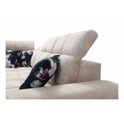 Ascot II Corner Sofa with Sleeping Function, USB Port, and Adjustable Headrests, Velour, Wave 12 | Your Furniture Brand Ascot II Corner Sofa with Sleeping Function, USB Port, and Adjustable Headrests, Velour, Wave 12 | Your Furniture Brand
