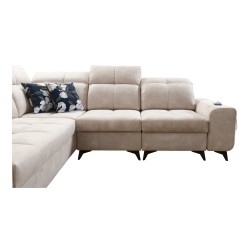 Ascot III Corner Sofa with Sleeping Function, USB Port, and Headrests | Your Classy Furniture Ascot III Corner Sofa with Sleeping Function, USB Port, and Headrests | Your Classy Furniture