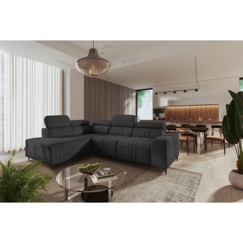 Narożnik Verona VII z funkcją spania tkanina Vena 20 Narożnik Verona VII z funkcją spania tkanina Vena 20