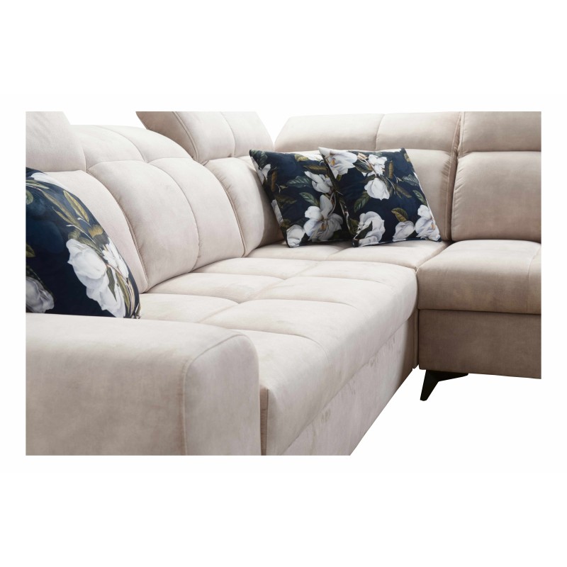 Ascot III Corner Sofa with Sleeping Function, USB Port, and Headrests | Your Classy Furniture Ascot III Corner Sofa with Sleeping Function, USB Port, and Headrests | Your Classy Furniture